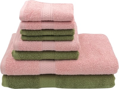 PatPug Cotton 500 GSM Bath Towel Set(Pack of 8)
