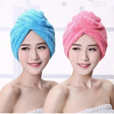 ZIFI Cotton 1200 GSM Hair Towel(Pack of 2)
