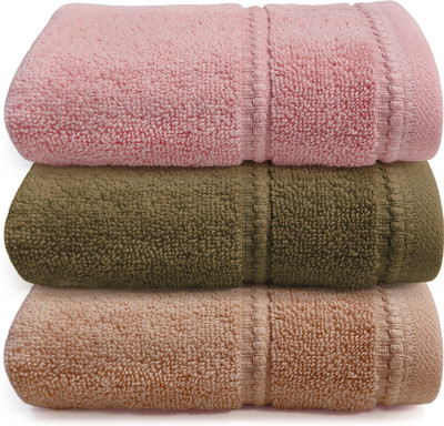 HOUSE OF TERRY Cotton 400 GSM Hand Towel Set(Pack of 3)
