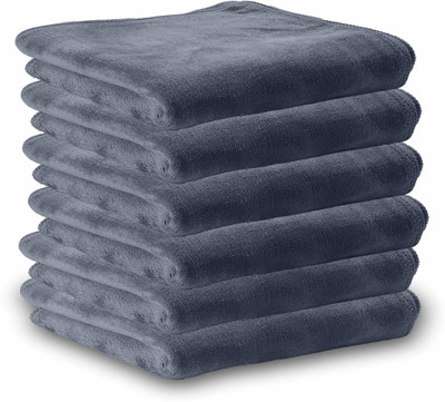 Housse Microfiber 450 GSM Hand, Sport, Beach, Face Towel Set(Pack of 6)