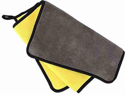 Shreejee ICROFIBER CLOTH D45 PO1 11 YELLOW AND GREY Cloth Napkins