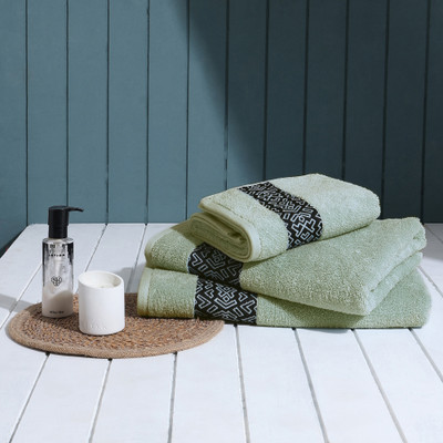 SPACES Cotton 500 GSM Bath Towel(Pack of 3)