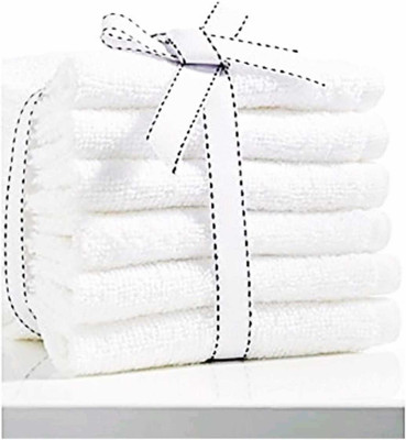 WINSTON HOME Terry Cotton 650 GSM Hand Towel Set(Pack of 6)