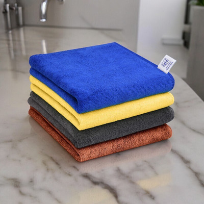 IOTA Microfiber 350 GSM Face, Hand, Sport, Bath Towel Set(Pack of 4)