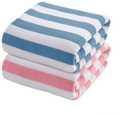 GALAX Microfiber 280 GSM Bath Towel(Pack of 2)