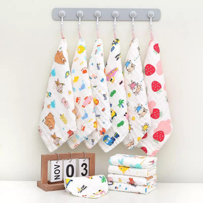 Mini Baby Cotton 250 GSM Face, Hand Towel(Pack of 6)