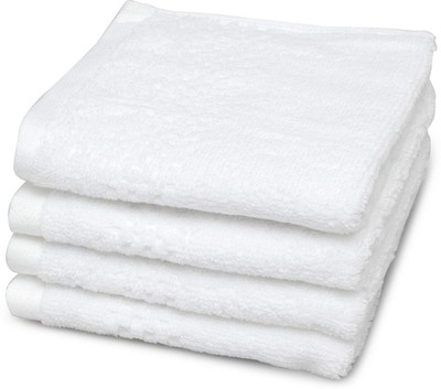 RIKHEEYA Cotton 400 GSM Hand Towel Set(Pack of 4)