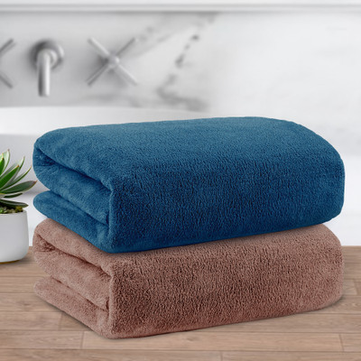Story@home Microfiber 400 GSM Bath Towel Set(Pack of 2)