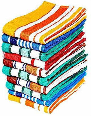 V. Idap Cotton 300 GSM Hand, Face, Sport Towel Set(Pack of 10)