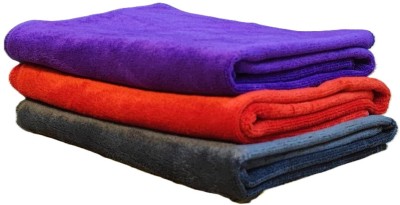 ZEDFIBER Microfiber 400 GSM Sport, Beach, Face, Hand Towel Set(Pack of 3)