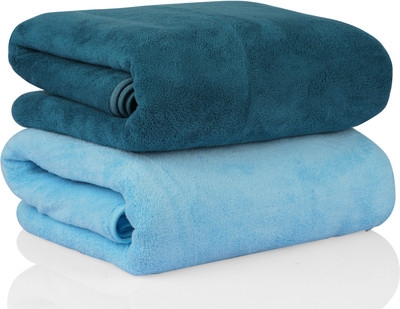 Sffizeex Microfiber 500 GSM Bath Towel Set(Pack of 2)
