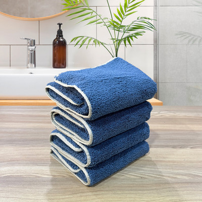 LABHAM Microfiber 450 GSM Hand Towel(Pack of 4)