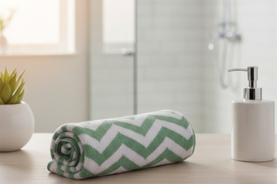 FS ENTERPRISES Microfiber 350 GSM Bath, Beach, Face, Hair, Hand, Sport Towel