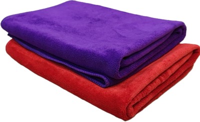 ZEDFIBER Microfiber 400 GSM Sport, Beach, Face, Hand, Bath Towel Set(Pack of 2)