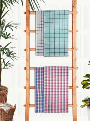 athom TRENDZ Cotton 215 GSM Bath Towel Set(Pack of 4)