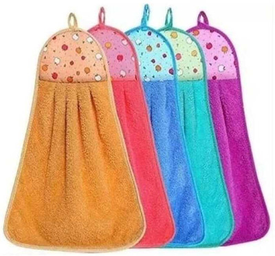 RJPOINT Microfiber 400 GSM Face, Hand Towel(Pack of 5)