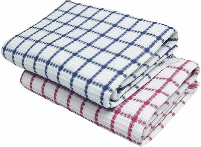 VEL Cotton 550 GSM Bath, Hair, Face Towel(Pack of 2)