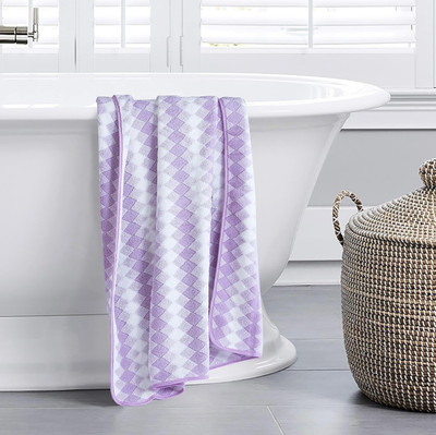 Manav Microfiber 400 GSM Bath Towel(Pack of 2)