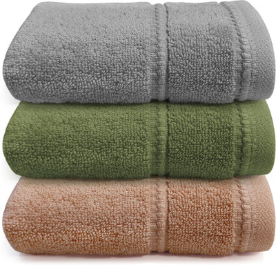 HOUSE OF TERRY Cotton 400 GSM Hand Towel Set(Pack of 3)