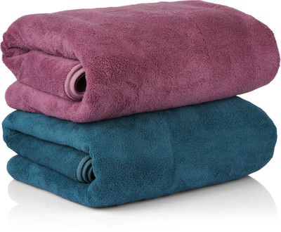 Sffizeex Microfiber 500 GSM Bath Towel Set(Pack of 2)