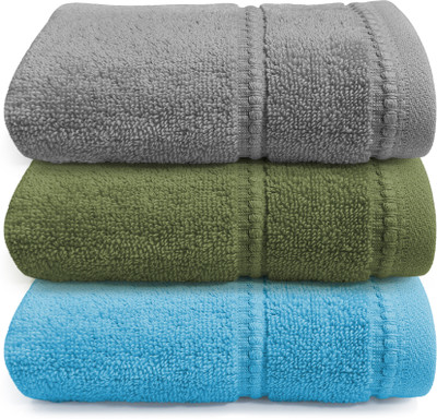 HOUSE OF TERRY Cotton 400 GSM Hand Towel Set(Pack of 3)