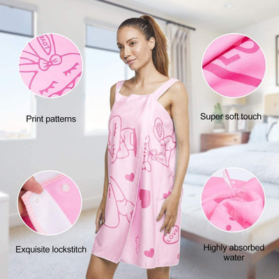 SHIVA Blue, Pink, Purple Free Size Bath Robe(1 bath robe, For: Girls, Blue, Pink, Purple)