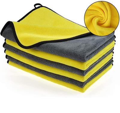 Naidev Microfiber 300 GSM Bath Towel Set(Pack of 6)