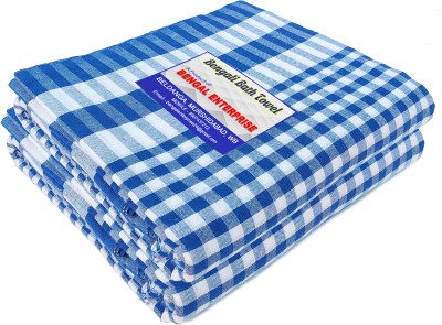 Bengal Enterprise Cotton 250 GSM Bath, Face Gamcha(Pack of 2)