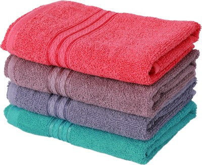 Satisfyn Cotton 425 GSM Face, Hand, Sport Towel Set(Pack of 4)