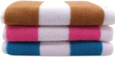 Vanilla Cotton 580 GSM Bath Towel(Pack of 3)