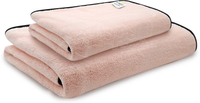 SOFTSPUN Microfiber 280 GSM Bath Towel(Pack of 2)