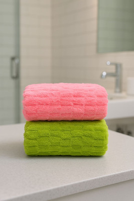 AKDC Microfiber 450 GSM Bath, Face, Beach, Hair, Sport, Hand Towel Set(Pack of 2)
