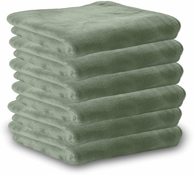 Housse Microfiber 450 GSM Hand, Sport, Beach, Face Towel Set(Pack of 6)