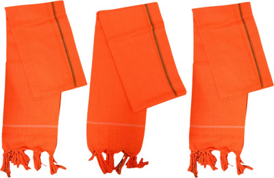 ogs Terry Cotton 259 GSM Bath, Face, Hair, Hand, Sport, Beach Gamcha Set(Pack of 3)