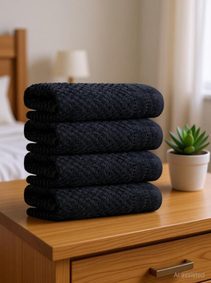 CASA LINO BY CHIRIPAL Terry Cotton 400 GSM Hand Towel Set(Pack of 4)