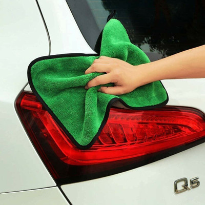 Radha Lint Free Dual Sided Vehicle, Glass & floor Cleaning Cloth MCt40x1.116 Wet and Dry Microfiber Cleaning Cloth