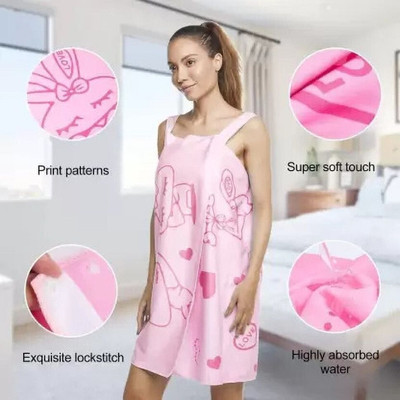Armaan Blue, Pink, Purple Free Size Bath Robe(1 Bath robe, For: Men & Women, Blue, Pink, Purple)