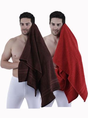 Dollar Cotton 400 GSM Bath Towel Set(Pack of 2)