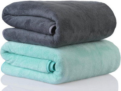 Sffizeex Microfiber 500 GSM Bath Towel Set(Pack of 2)