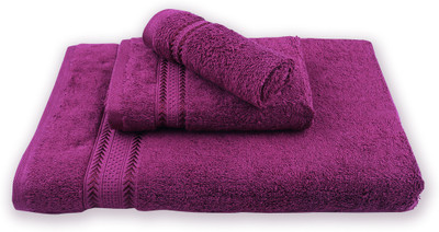 Ramraj Cotton Bamboo 500 GSM Bath Towel Set(Pack of 3)