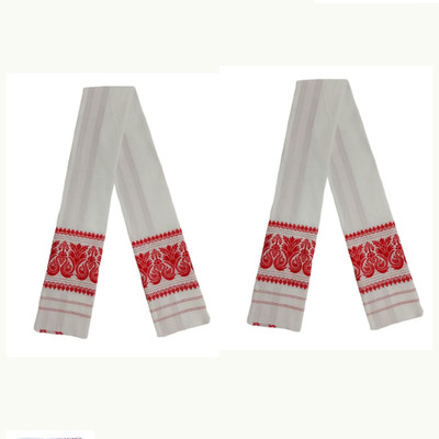 ASSAM GAMCHA Polycotton, Cotton 90 GSM Bath, Face, Hand, Sport Gamcha(Pack of 2)