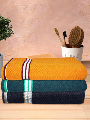 athom TRENDZ Cotton 400 GSM Bath Towel Set(Pack of 3)