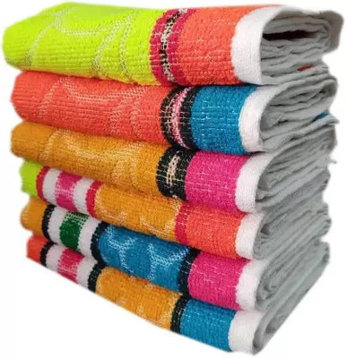 Itorix Cotton 400 GSM Hand Towel Set(Pack of 6)