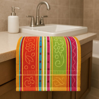 NS enterprises Cotton 320 GSM Bath Towel Set(Pack of 4)