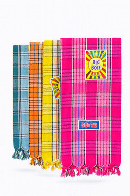 SMS BHL Cotton 200 GSM Bath, Face, Hand, Hair, Sport, Beach Towel Set(Pack of 4)