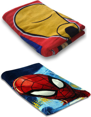 DISNEY Cotton 350 GSM Bath Towel(Pack of 2)