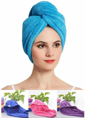 Sellsworld Microfiber 500 GSM Hair Towel