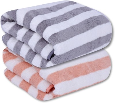 KRAZE Microfiber 400 GSM Bath, Beach, Face, Hair, Sport Towel(Pack of 2)