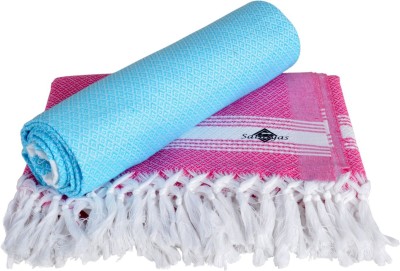 sathiyas Cotton 500 GSM Bath Towel Set(Pack of 2)