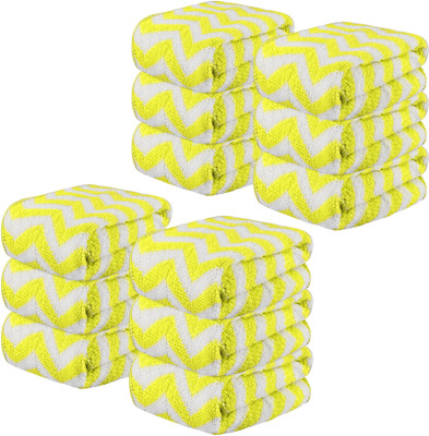 KUBER INDUSTRIES Microfiber 250 GSM Face Towel Set(Pack of 12)